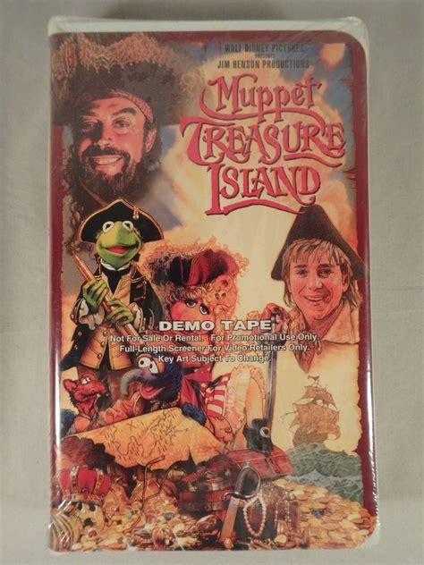 Jim Henson Movie Muppet Treasure Island Vhs 1996 The Muppets Sealed