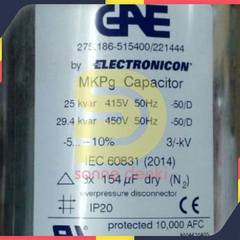 Jual Kapasitor Bank Gae Kvar V Capacitor Bank Gae Kvar Mkpg