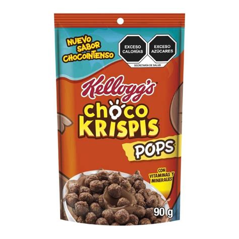 Cereal De Ma Z Y Avena Kellogg S Choco Krispis Pops Sabor Chocolate