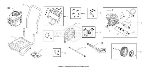 Briggs And Stratton Power Products 020296 0 2 500 PSI Troy Bilt Parts