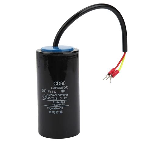 Big Sale Cd60 Start Capacitor 450v 300uf Film Motor Start Capacitor 50x100mm For Pump Motor