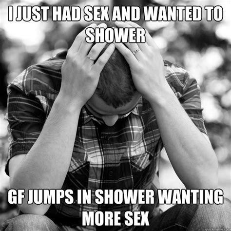 I Just Had Sex And Wanted To Shower GF Jumps In Shower Wanting More Sex
