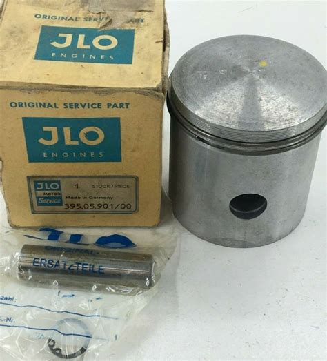 NOS JLO ROCKWELL L 395 STANDARD PISTON W RINGS WRIST PIN CLIPS 395