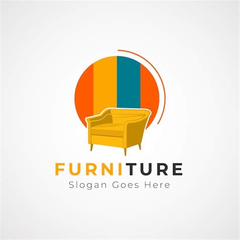 Premium Vector Furniture Logo Design Vector Template