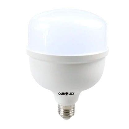 Lâmpada LED Alta Potência T E27 20W Bivolt Luz Branca Ourolux Santil