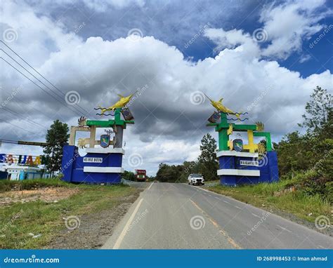 Kota Baru Gates on South Kalimantan Stock Image - Image of transport ...