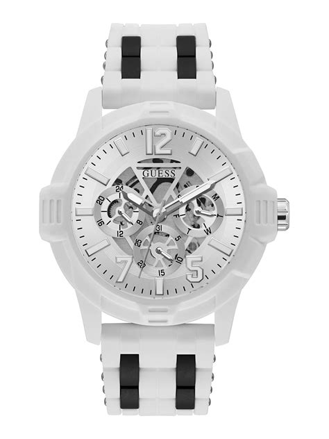 Buy Guess Men Skeleton Dial Analogue Multi Function Watch Gw0428g2