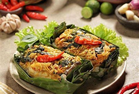 resep nasi bakar teri kemangi harum  gurih