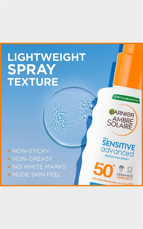 Garnier Ambre Solaire Spf 50 Sensitive Advanced Hypoallergenic Sun