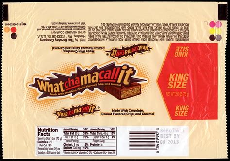 Hershey Whatchamacallit King Size Candy Package Wrap Flickr