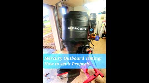 Mercury Outboard Timing How To Set It Properly YouTube