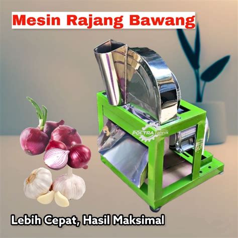 Jual Mesin Perajang Bawang Merah Putih Alat Pemotong Bumbu Dapur