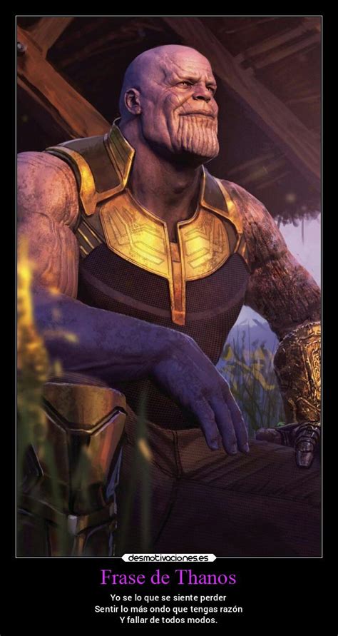 Descubre La Sabidur A De Thanos Con Estas Frases Inspiradoras