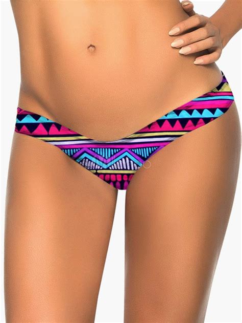 Qoo Printed Lycra Spandex Women S Bikini Swim Brief Womens Clothing