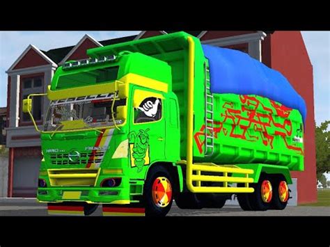 SHARE LIVERY MOD BUSSID HINO LOHAN DUMP YouTube