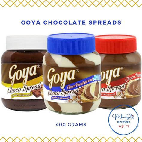 Goya Chocolate Spreads 400g Shopee Philippines