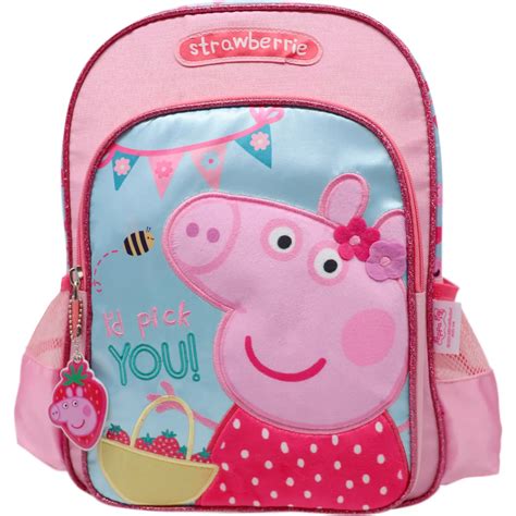 Mochila Da Peppa Pig - Mochila Peppa Pig Peppa Pig rosado celeste | Platanitos