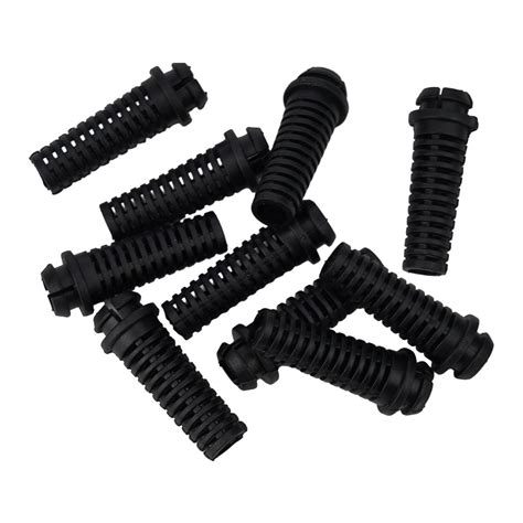 Girlsshop 10x Cable Gland Connector Rubber Strain Relief Cord Power