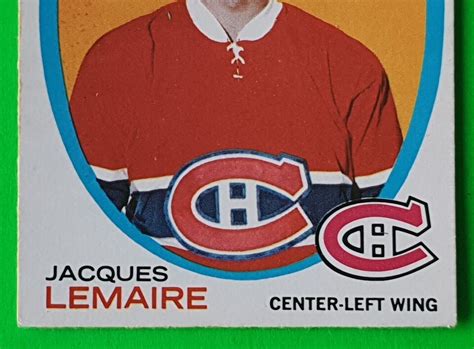 1971 72 O Pee Chee Hockey Card 71 Jacques Lemaire Canadiens Very Good