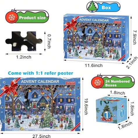 Puzzle Advent Calendar Christmas Advent Calendar Advent