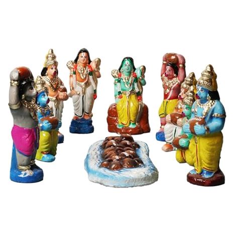 Puja N Pujari Ramar Setu /Bridge Navaratri Golu Dolls Set - Price History