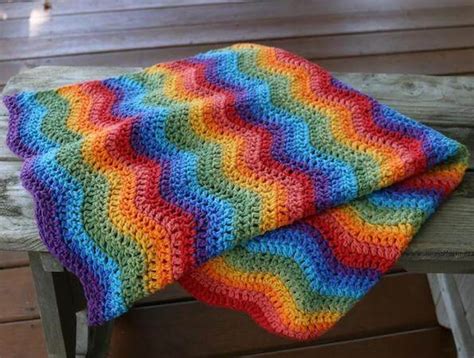 30 Rainbow Crochet Blanket Patterns - Crochet News