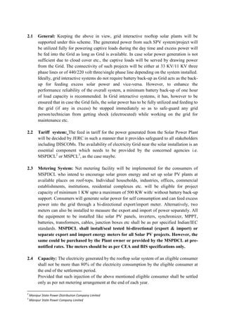 Manipur Solar Policy Pdf