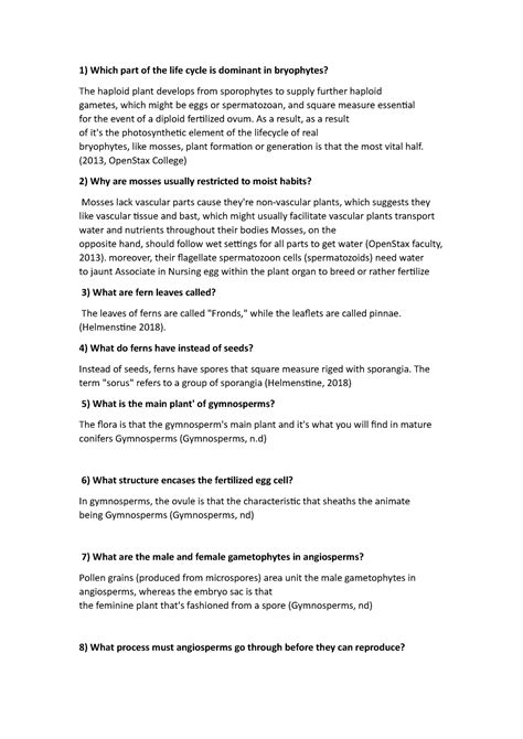 Lj Unit Learning Journal For Unit Which Part Of The Life Cycle