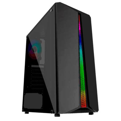 Gabinete Gamer Pixxo Gf5523 Mid Tower RGB KaBuM