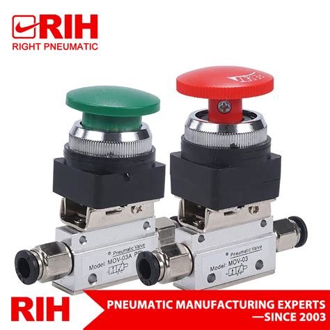 MOV 3 Way Mechanical Pneumatic Valve Air Control Valve China Air