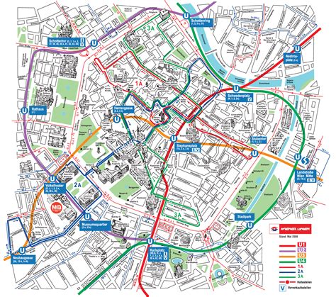 Vienna Metro Map (tourist) - MapSof.net