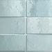 Full Tile Sample Zellige Aqua Blue Moroccan Wall Tiles X Cm