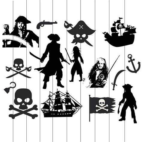 Pirates Of The Caribbean Clipart Svg Digital Download Jack