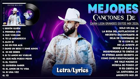 Carin Leon Grandes Xitos Mix Mejores Canciones Lo Mas