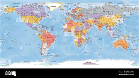 Zoom able world map hi-res stock photography and images - Alamy