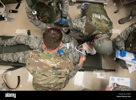 Us Air Force Airmen And Army Soldiers Practice Life Saving Techniques