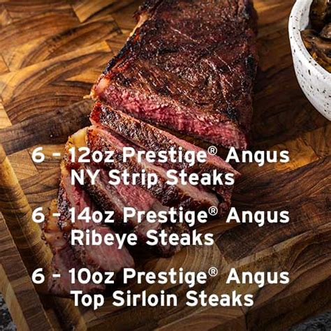 Nebraska Star Beef Prestige Steaks 12 Packs With Signature 44 Off