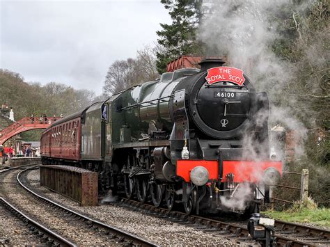 North Yorkshire Moors Railway Photo LMS Royal Scot Class 6100