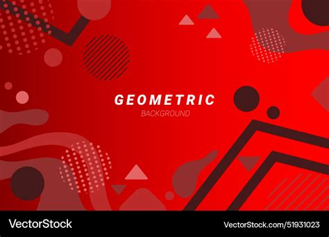 Red geometric background Royalty Free Vector Image