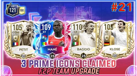 Insane Ovr F P Team Upgrade Prime Icons Claimed Pack Opening