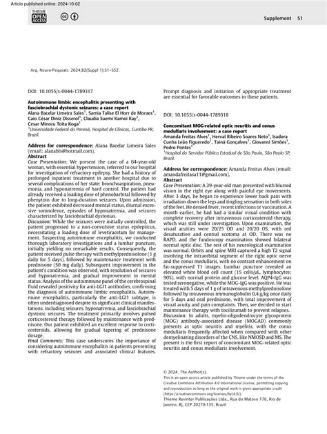 PDF Brain Lesions Characteristic Of NMOSD And The Impact Of Treatment