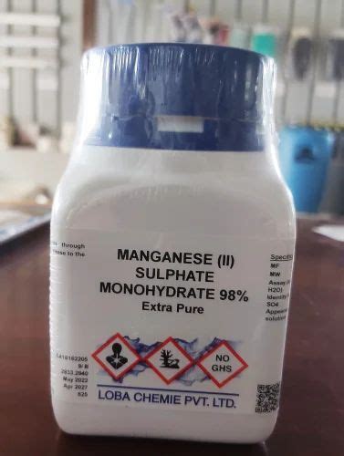 Manganese Sulphate Monohydrate 500gm 500 Gm Bottle At Best Price In