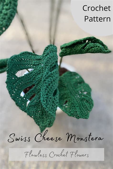 Free Crochet Monstera Leaf Pattern Printable Templates Free