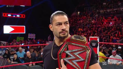 WWE S Roman Reigns Returns To Monday Night RAW To Give Update On