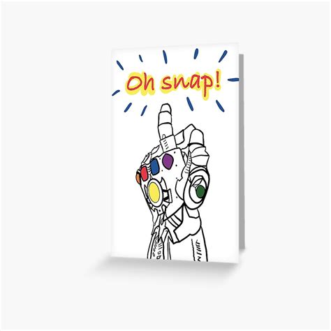 "Thanos snap Avengers" Greeting Card for Sale by bookishandgeeky ...