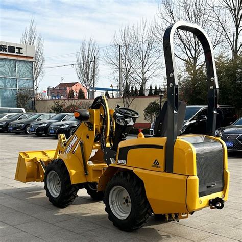 New Small Lugong Skid Steer Attachments Mini Wheel Loader E188 - China Wheel Loader and Front Loader