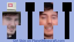 Mrbeast face Minecraft Skin