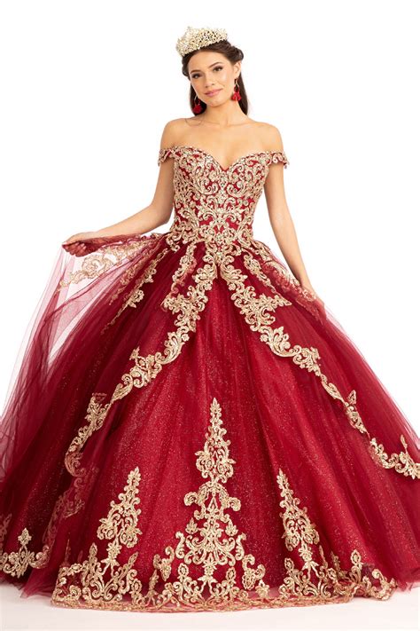 Gl Embroidery Sequin Quinceanera Gown Gls Collective