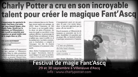 Festival Fant Ascq Video Promotion By Charly Potter Youtube