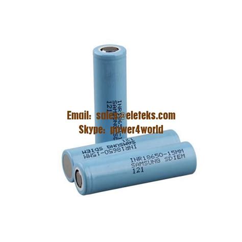 Genuine Original Rechargeable 37v 18650 Samsung 15m Li Ion Battery